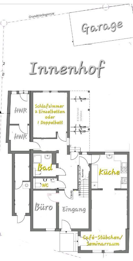 Gaestehaus Am Weser-Radweg Hannoversch Münden Exterior foto