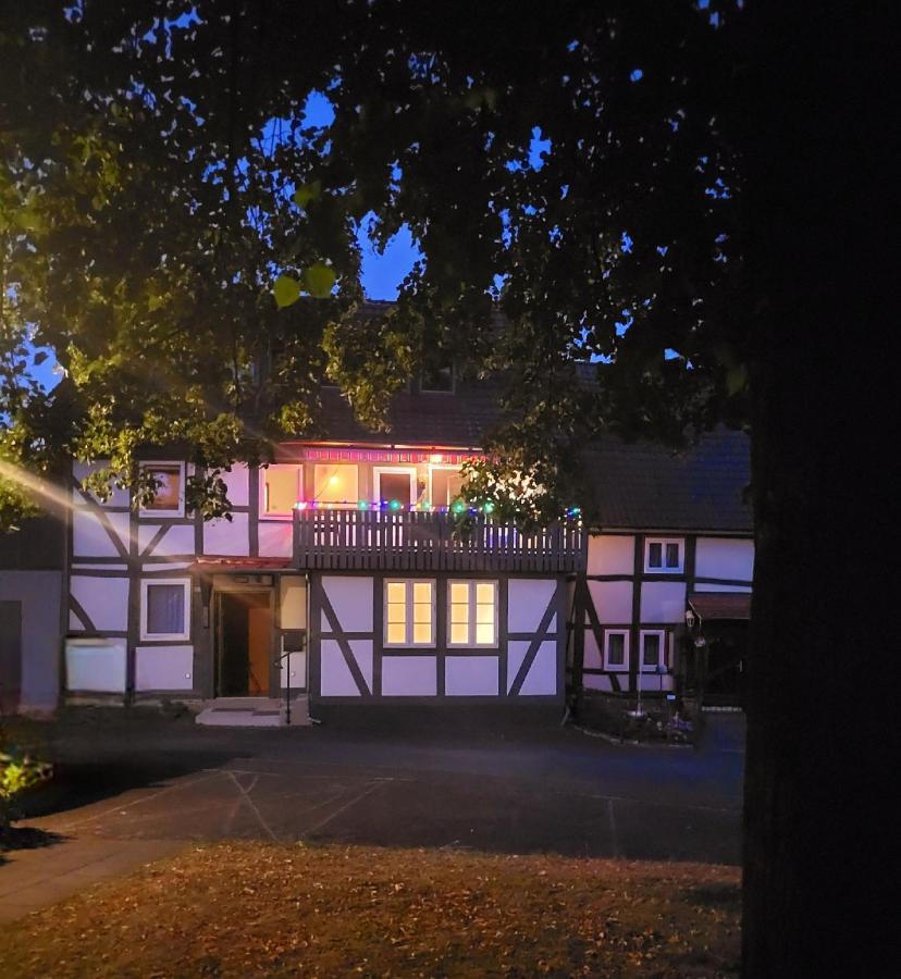 Gaestehaus Am Weser-Radweg Hannoversch Münden Exterior foto